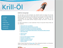 Tablet Screenshot of krill-info.com